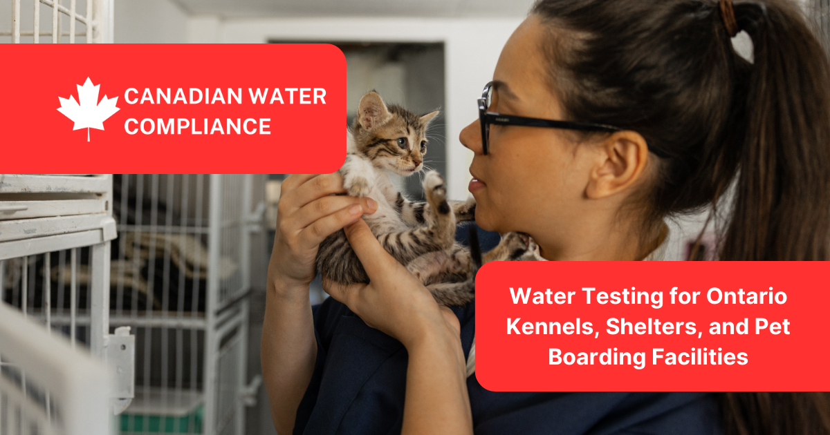 Water Testing for Ontario Kennels, Shelters, and Pet Boarding Facilities